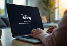 Écran d'ordinateur affichant erreur Disney 83 en gros