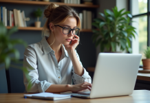 Comment optimiser votre simulation de rachat de crédit : conseils et astuces Femme professionnelle examine des résultats de credit sur son ordinateur