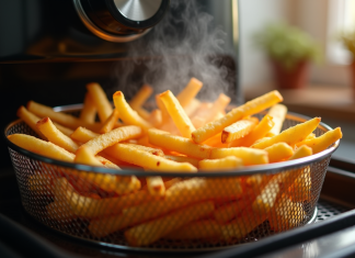 Gastronomie moderne : frites à l’airfryer succulentes