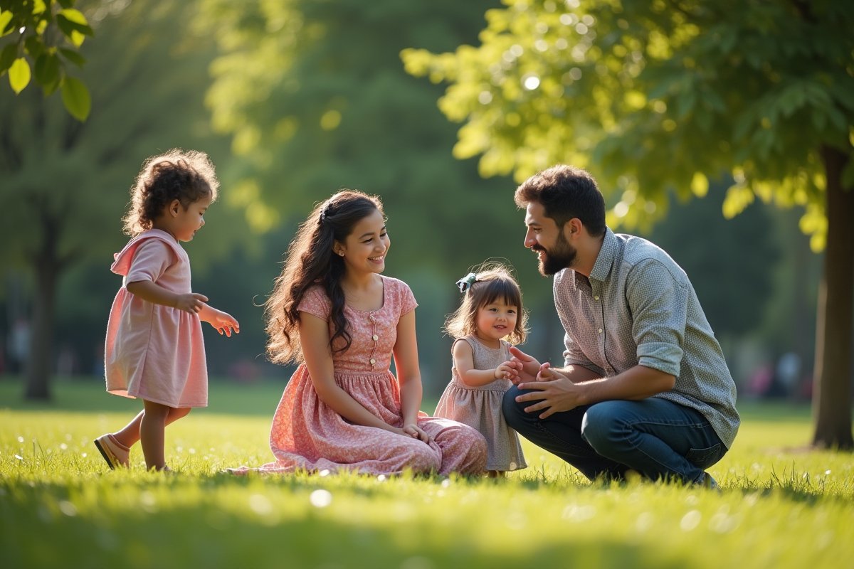 famille interculturelle