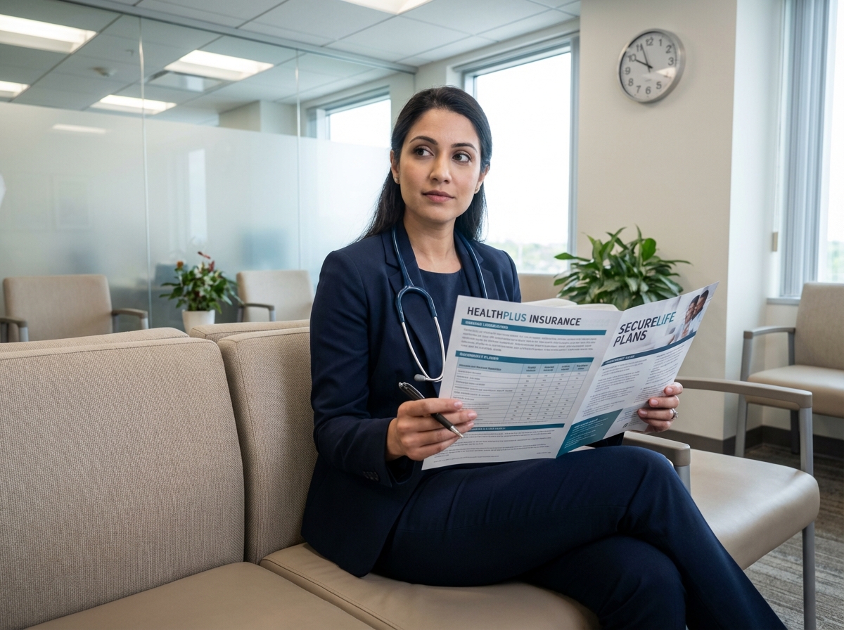 Médecin femme en salle d